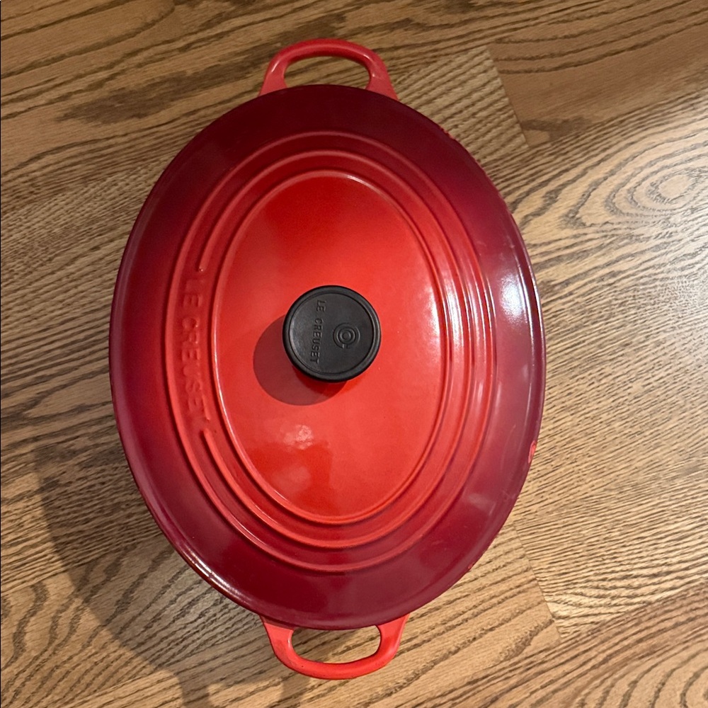 Le Creuset Cherry Red Oval 5qt Dutch Oven